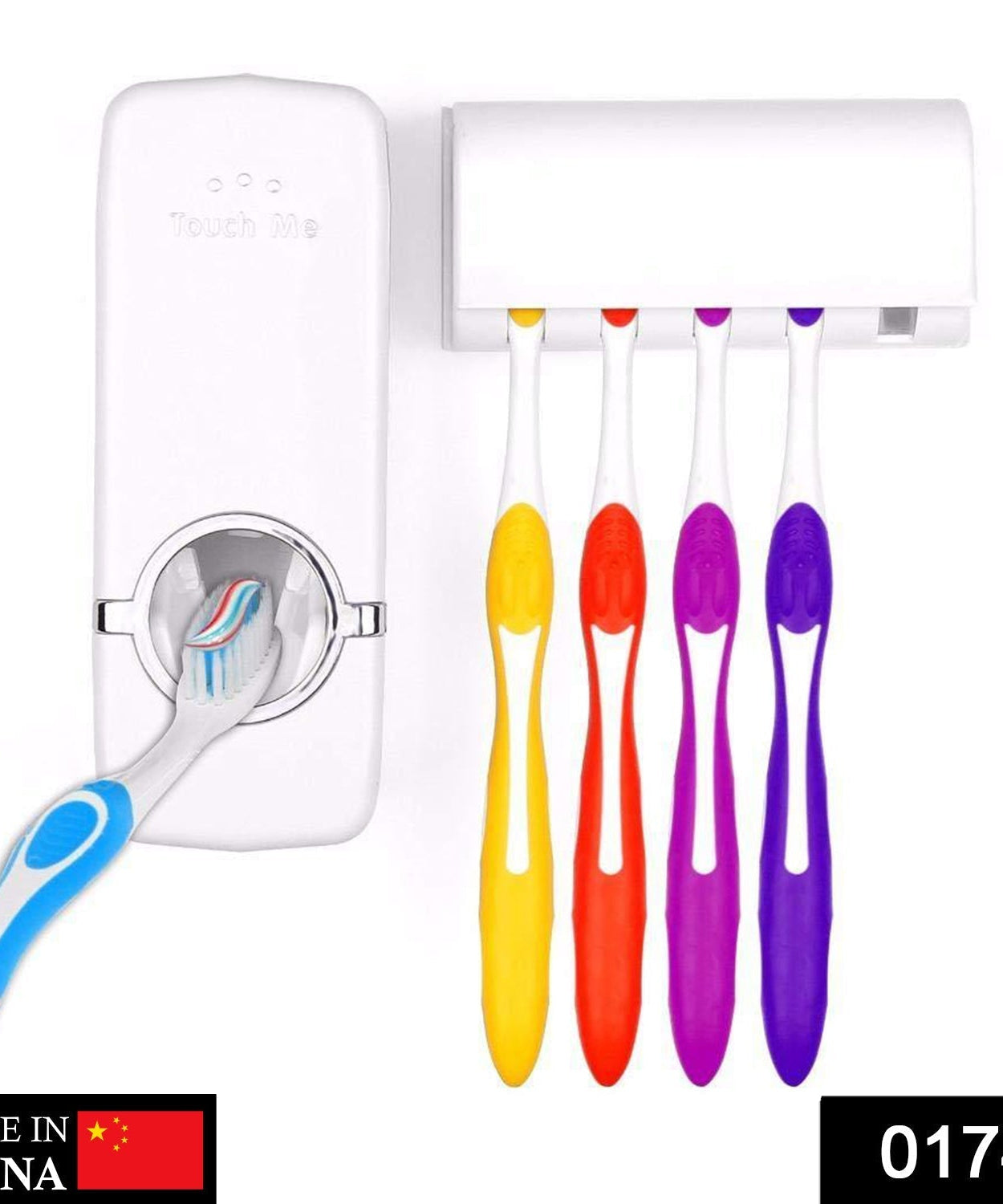 Toothpaste Dispenser & Tooth Brush Holder