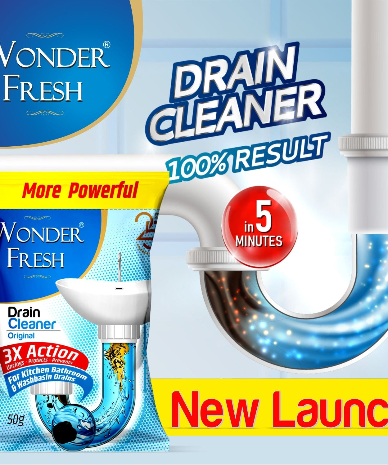 Pipe cleaner powder for 50 gram pack