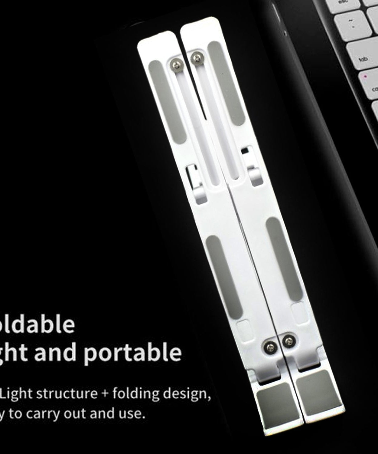 Laptop stand with multiple height settings