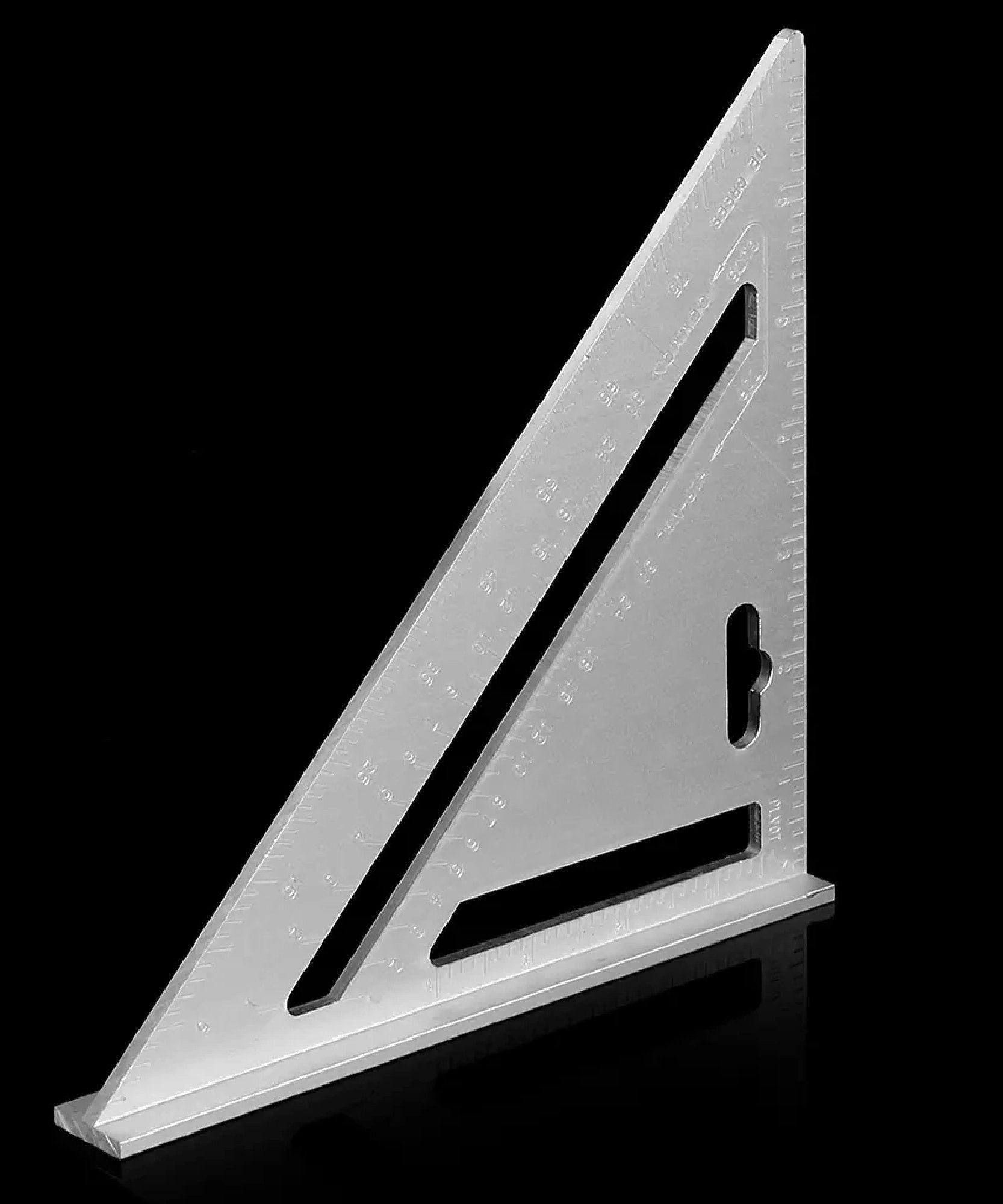 Versatile triangle scale for measuring, lightweight.
