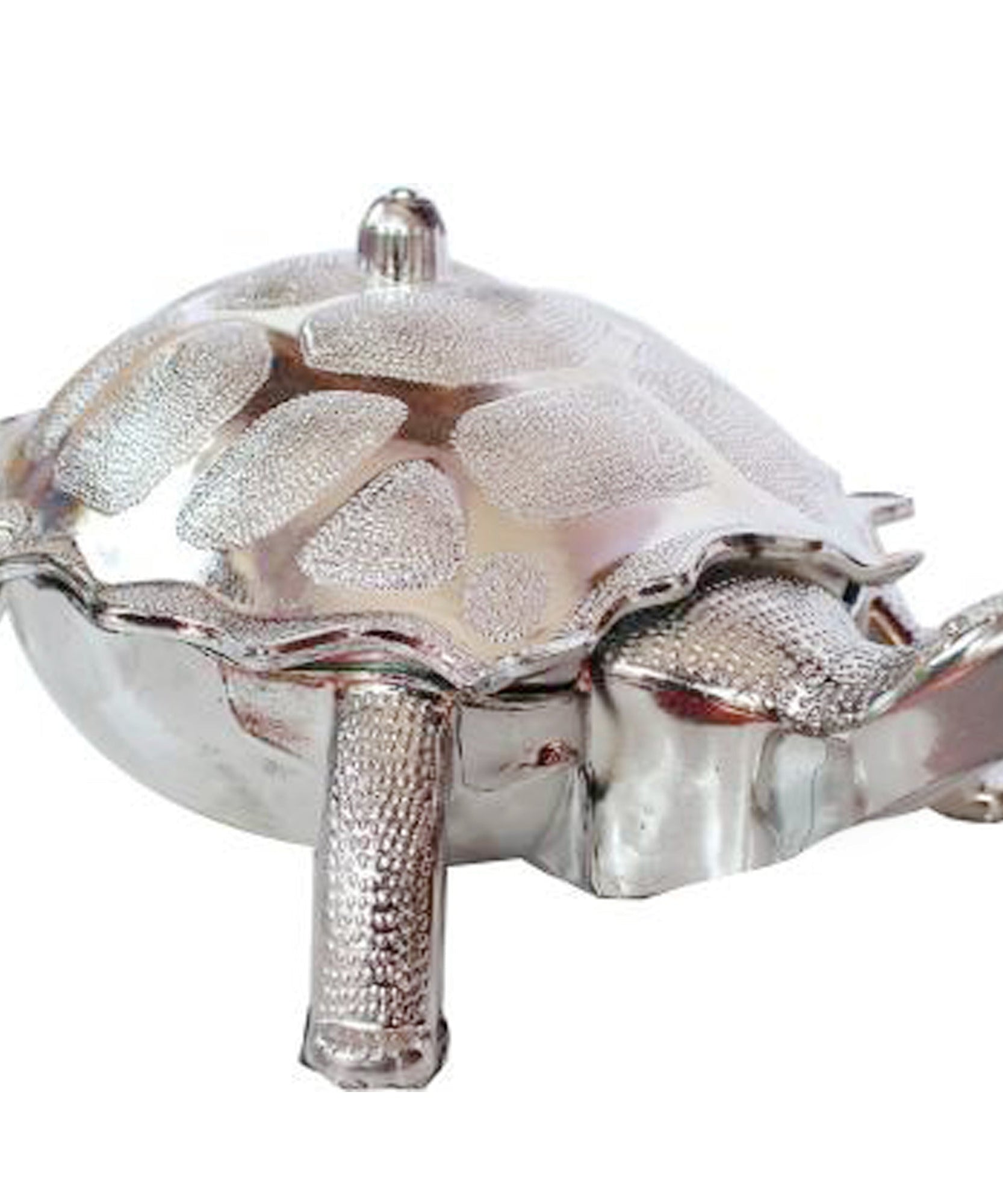 Tortoise-shaped dry fruit box for gifts or storage.