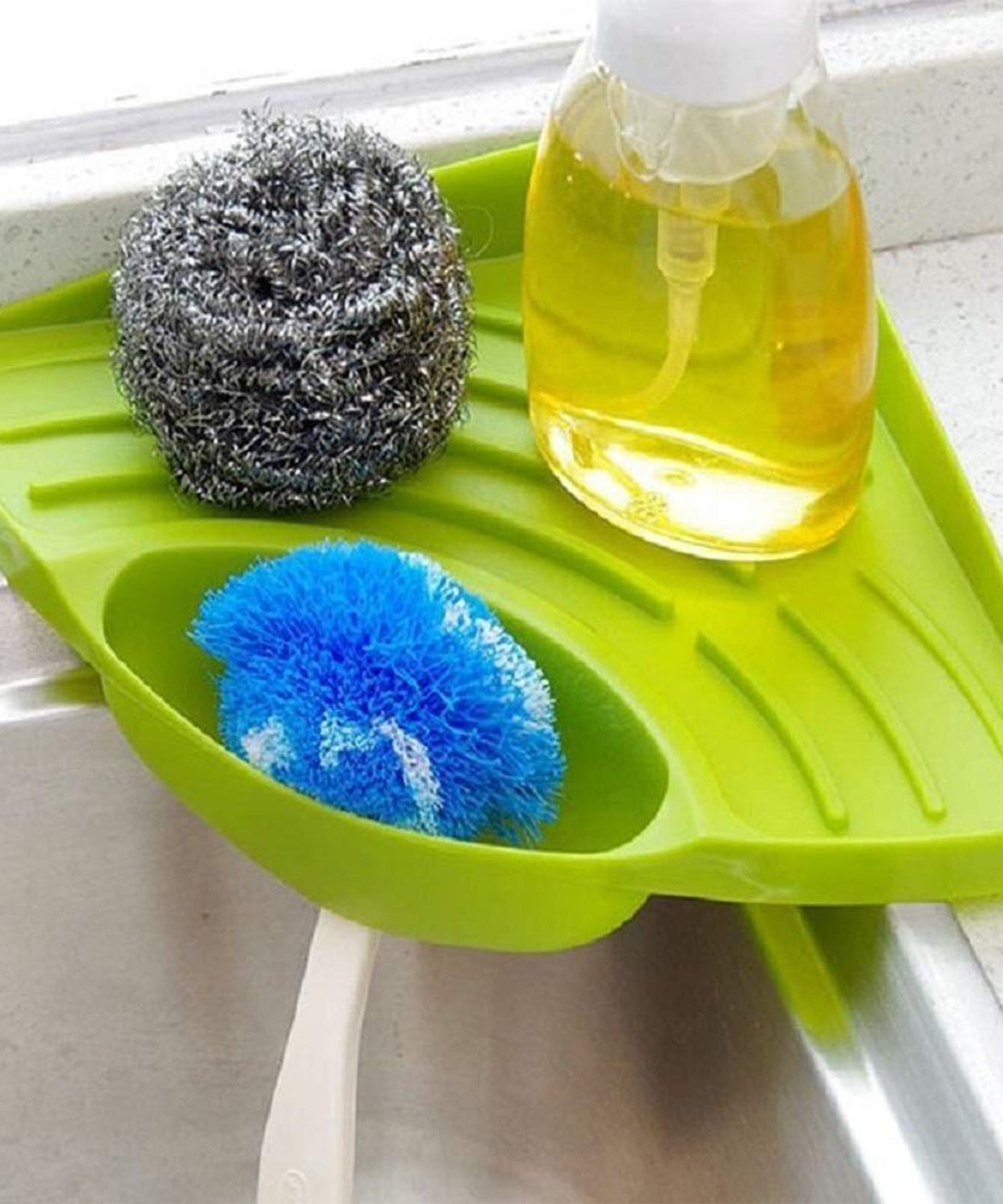 Kitchen sink strainer for waste management