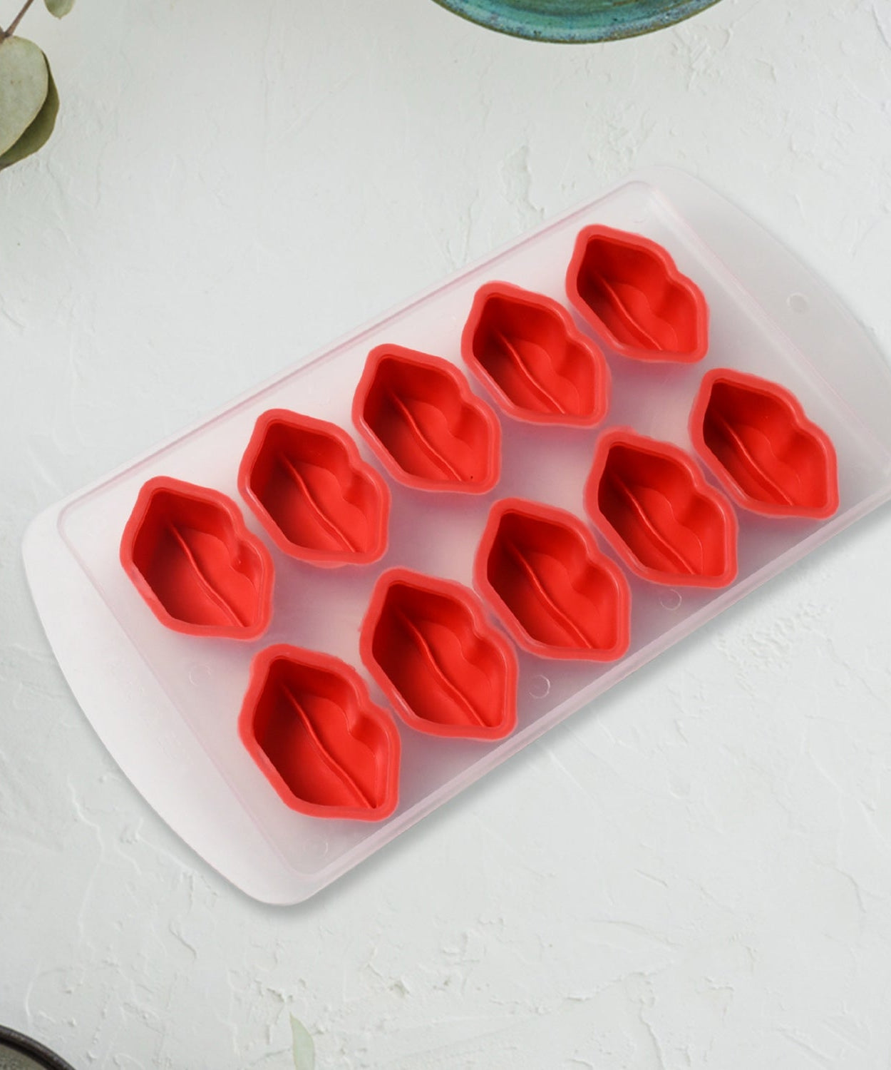 Silicone Mold Ice Cube Tray Creative Sweet Multi Type Ice Tray, Ice Cube Trays Multi Fruit Shape Ice Tray (1 Pc)