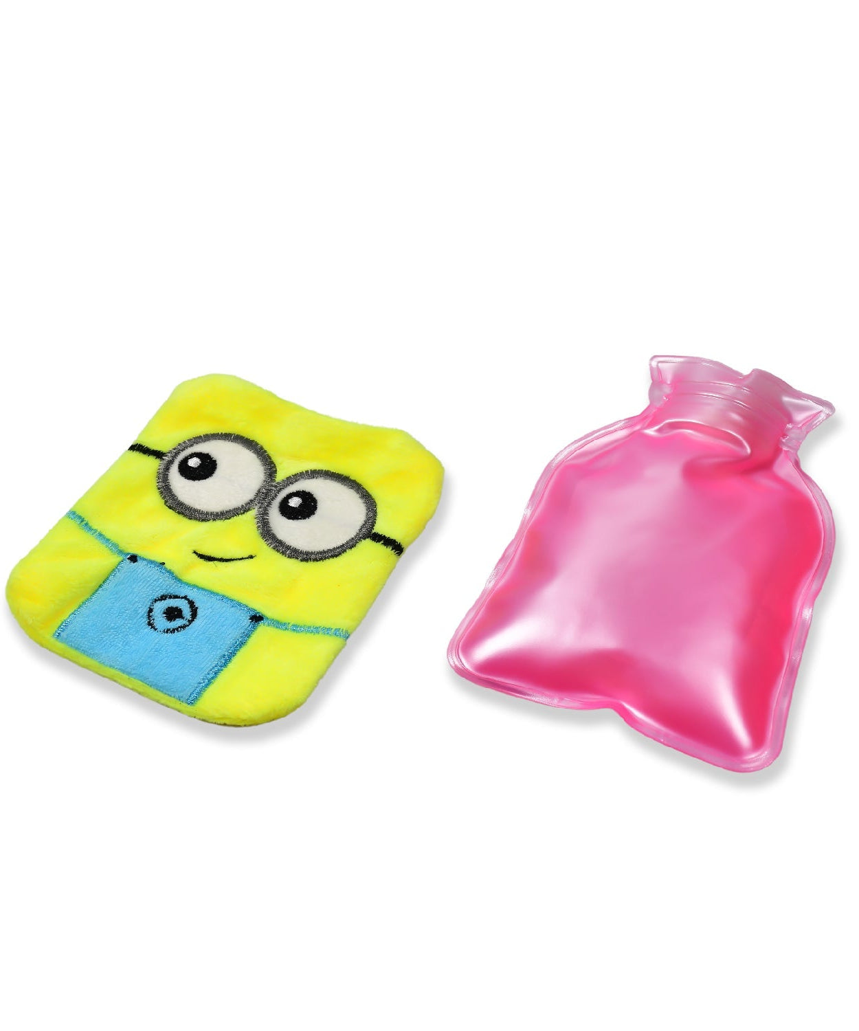 Minions-themed hot water bag for menstrual cramps and hand warmer