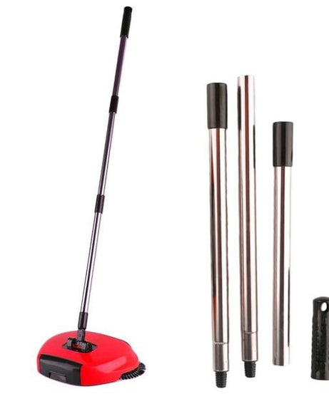 Dust cleaning mop with broom and pan