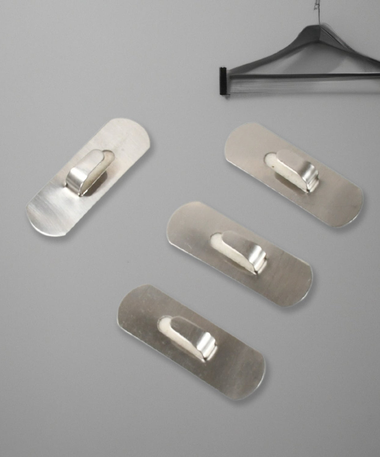 Self- Adhesive Hooks, Heavy Duty Wall Hooks Hangers Stainless Steel Waterproof Sticky Hooks for Hanging Robe Coat Towel Kitchen Bathroom and.