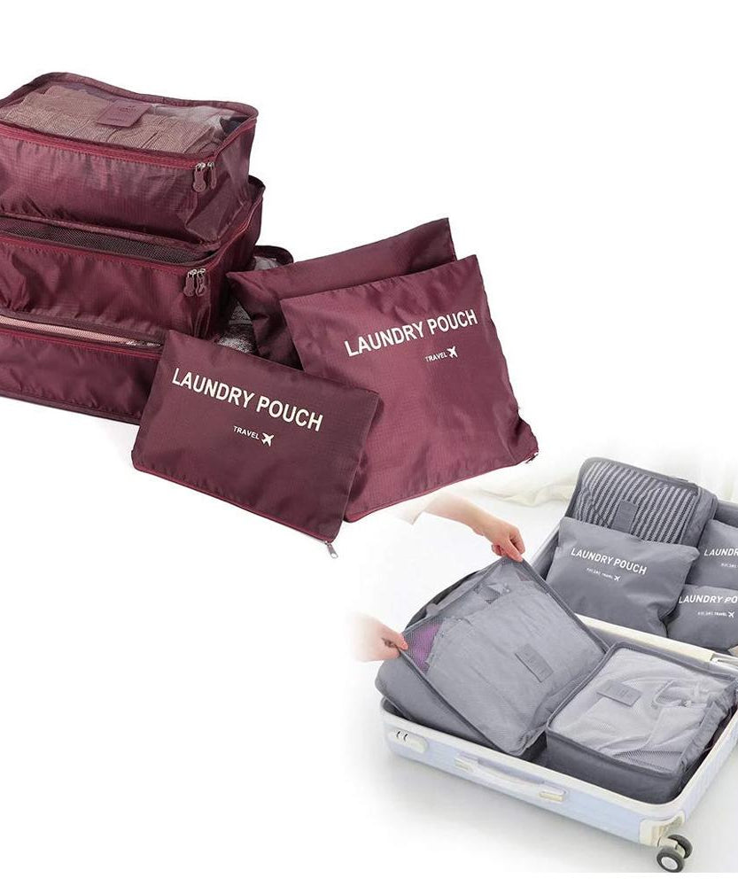 Zippered cloth organizer bags