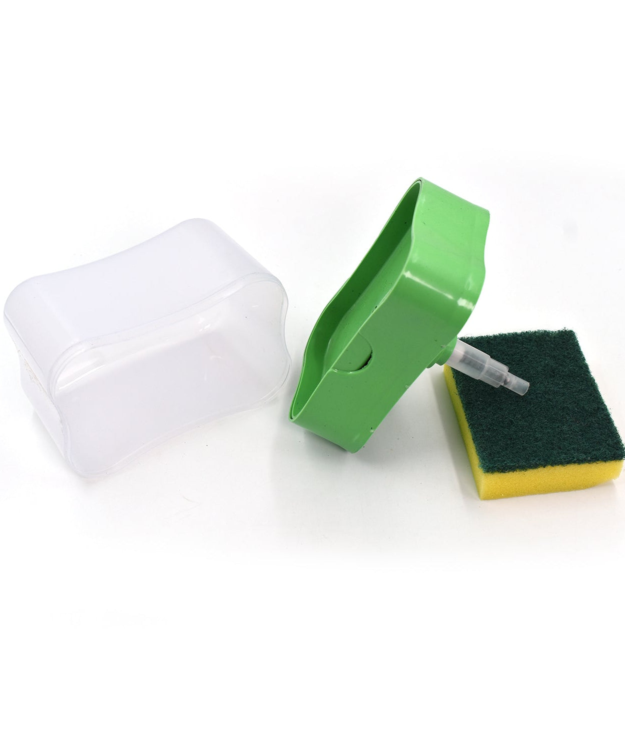 Plastic soap dispenser for multipurpose use