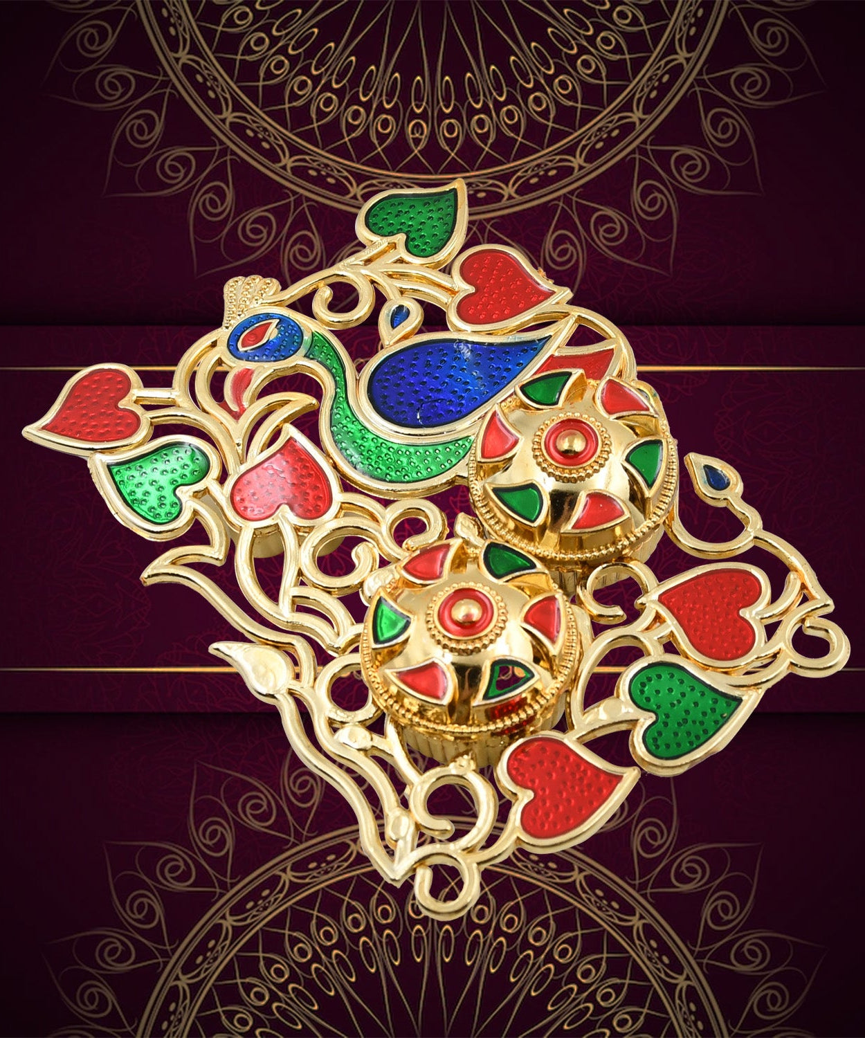 Rakasha Bandhan Special Puja Thali, Kumkum Thali Holder, Pooja Return Gift, Indian Housewarming Gifts, Brother / Bhai / Bhabhi / Sister / Family   for Rakshabandhan, Diwali