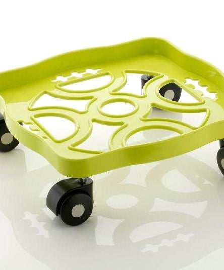 Plastic trolley for gas cylinders