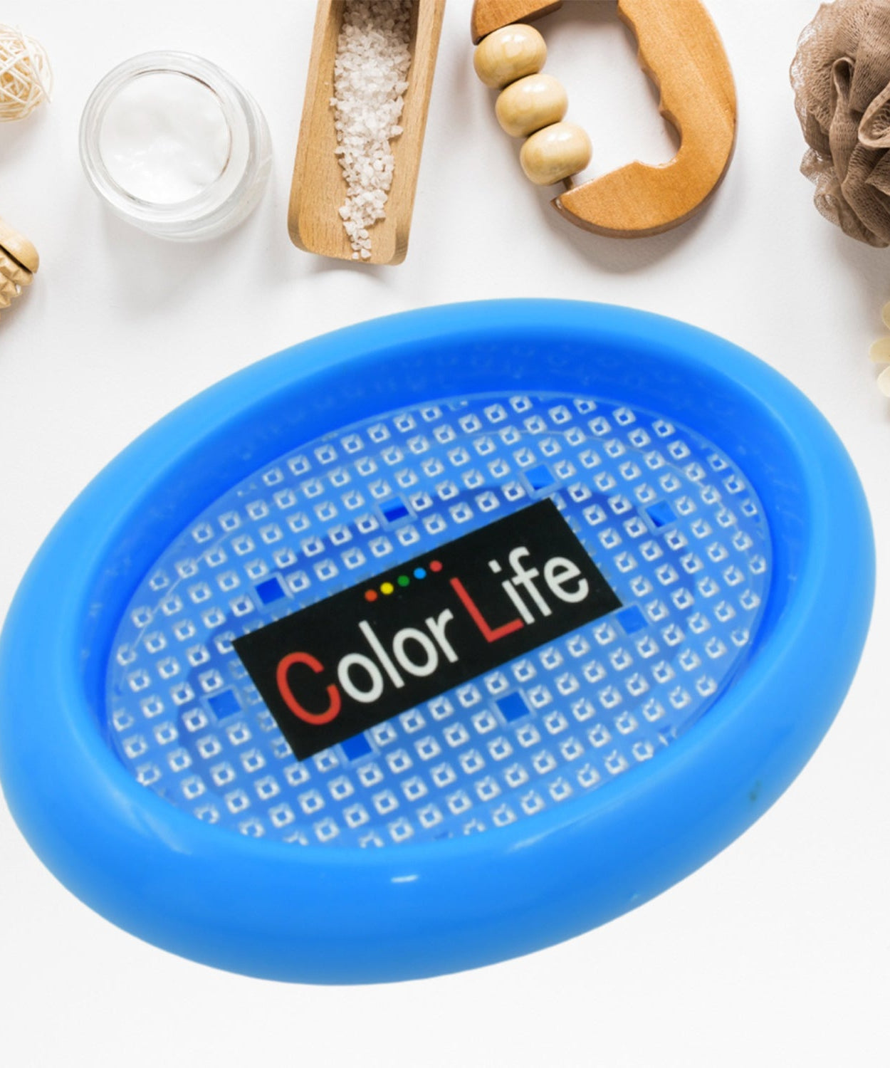 Bathroom Accessories Plastic Soap Case / Soap Dish / Soap Stand, Plastic Soap Case Soap Holder Soap Dish For Bathroom Kitchen Sink (Oval / Heart Shape Soap case / 1 pc )