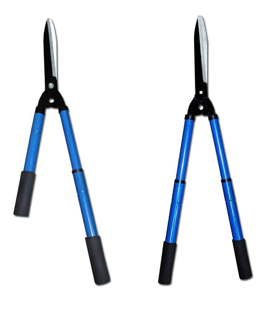Gardening Tools - Heavy Duty Hedge Shear Adjustable Garden Scissor with Comfort Grip Handle