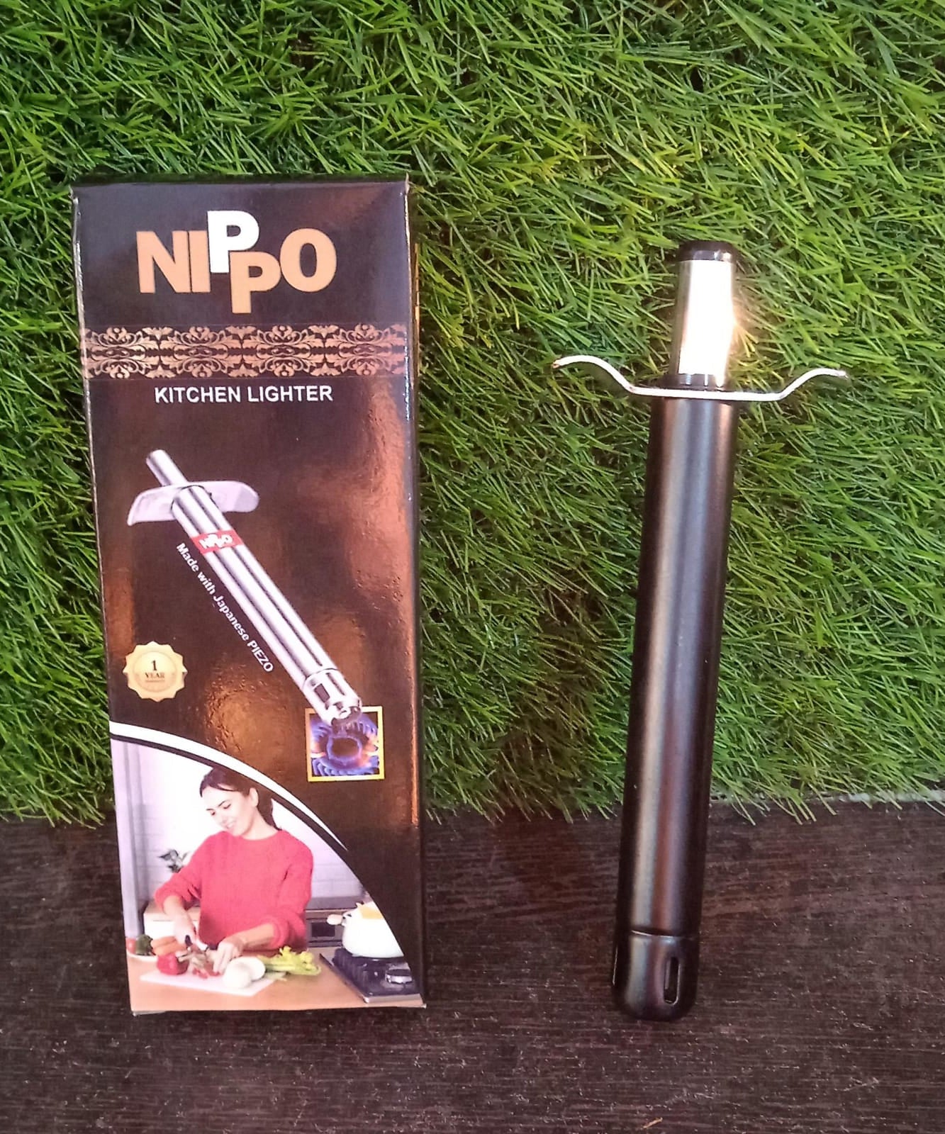 Stainless Steel Gas Lighter for Kitchen Gas Stove, Long Lasting, Unbreakable Lighters for Gas Stoves, Restaurants & Kitchen (1 Pc)