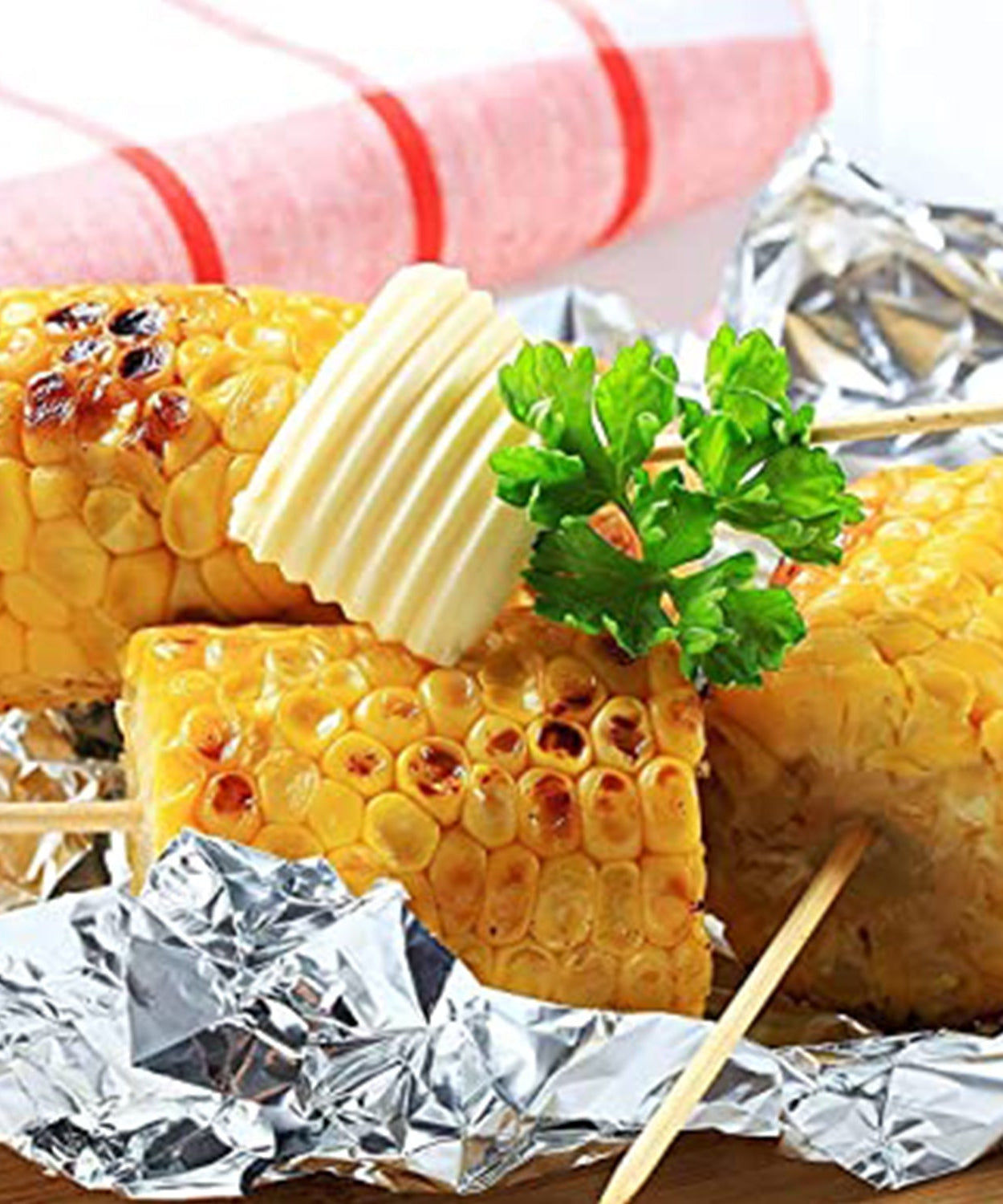 Non-stick thick aluminum foil roll, ideal for grilling