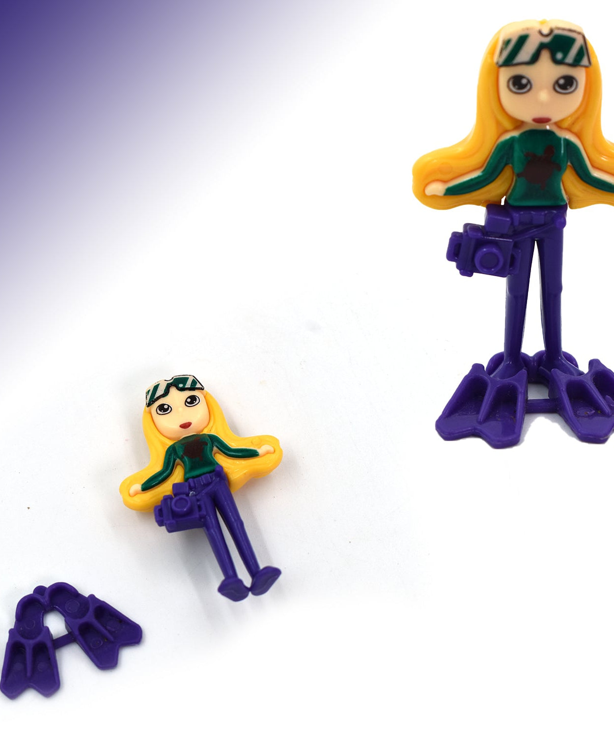 Colorful mermaid dolls toy set