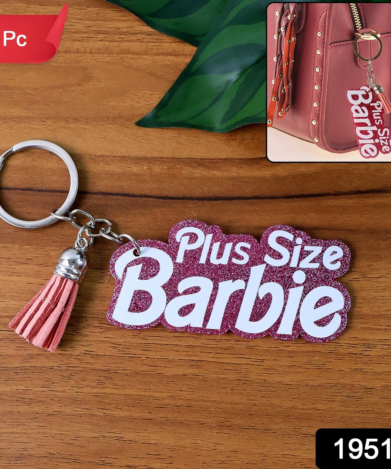 Sparkle Finish Keyring