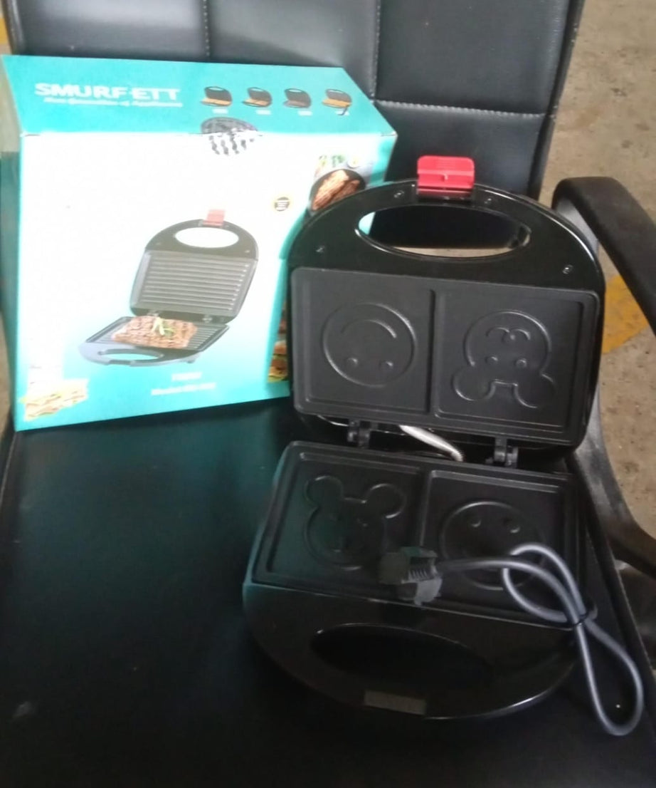 Double Sided Heating 750W Electric Sandwich Maker (1 Pc)