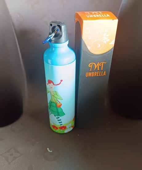 4 Fold Foldable Bottle Summer Umbrella for On-the-Go (1 Pc / Mix Color)