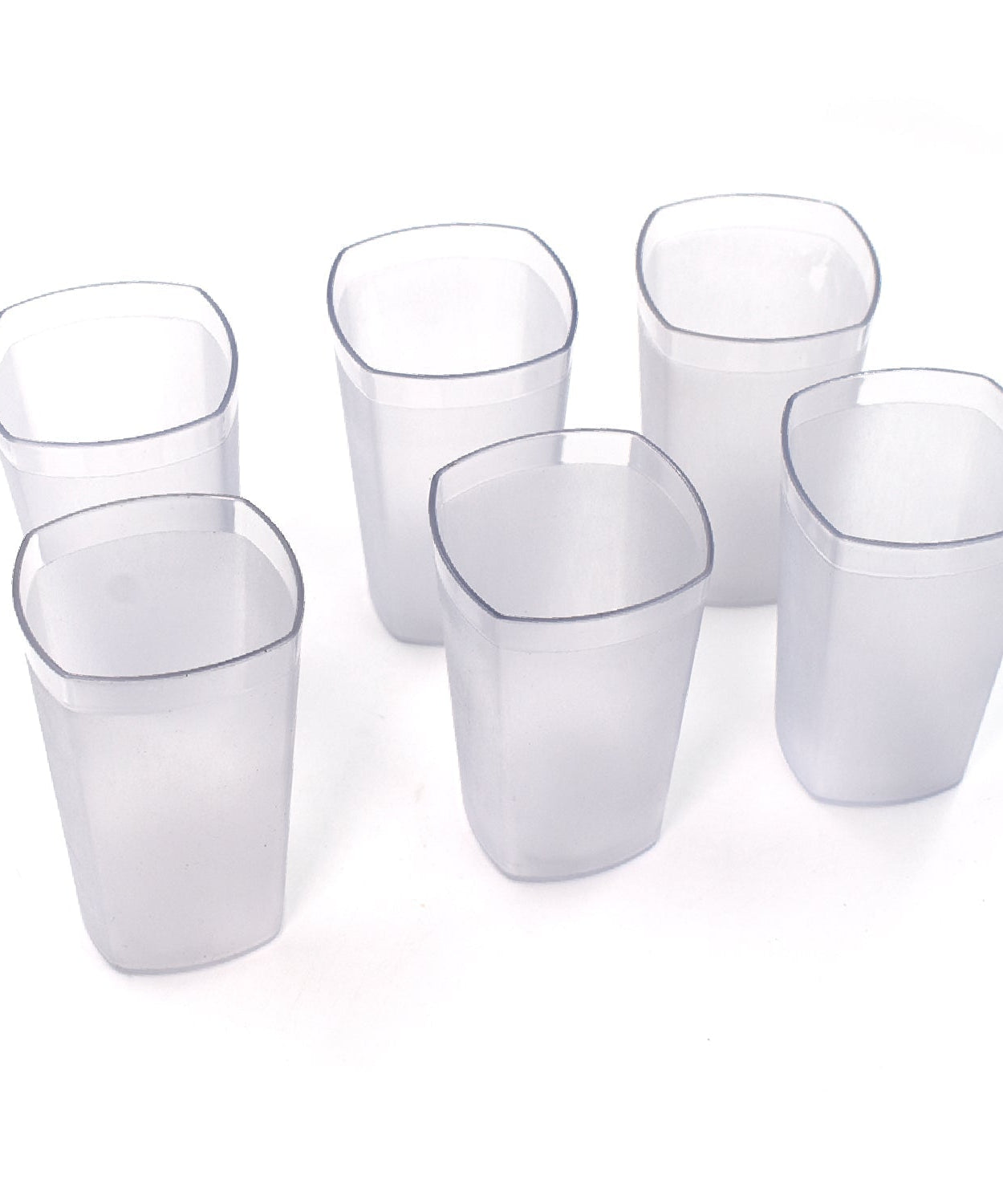 Ganesh Decent 350ml glass set of 6, shown in multiple views.