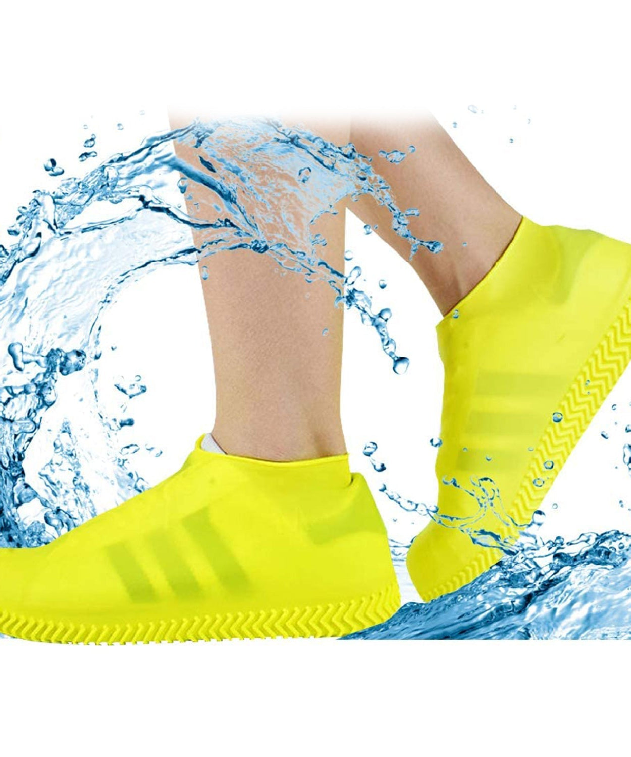 Silicone shoe covers, small size, waterproof and skid-resistant