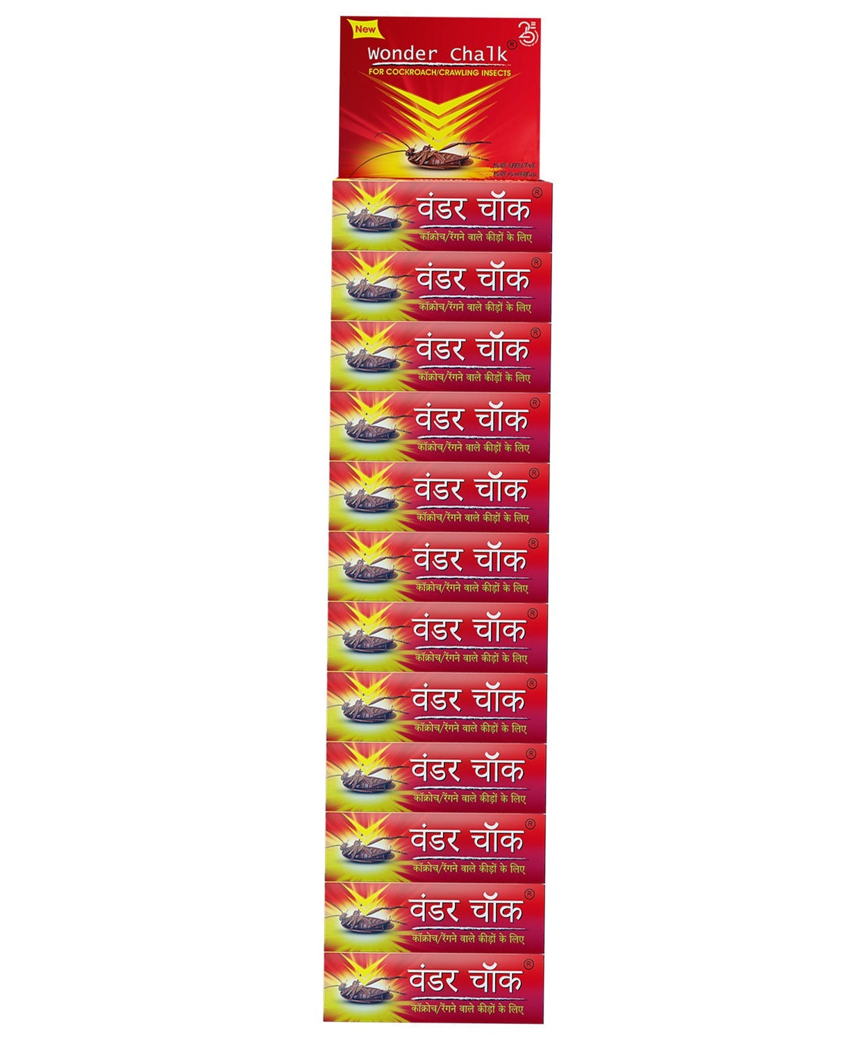 Pack of cockroach killer chalk.