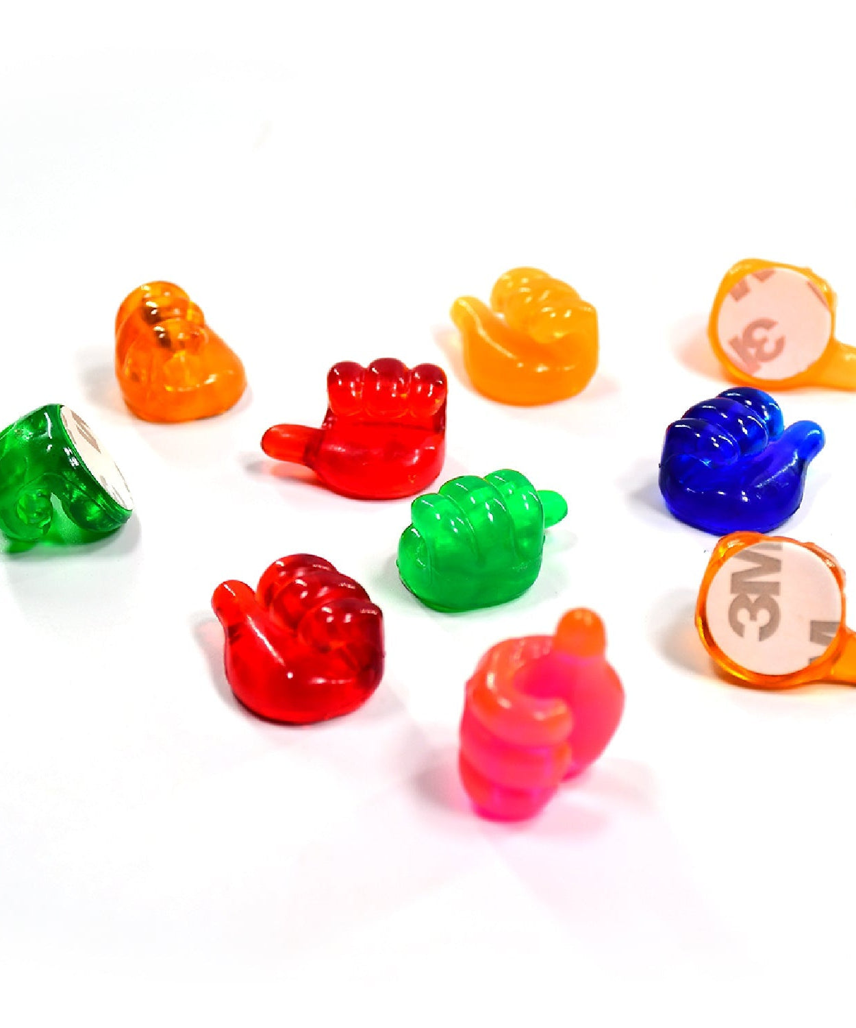 Functional hand shape clips for wall hanging.