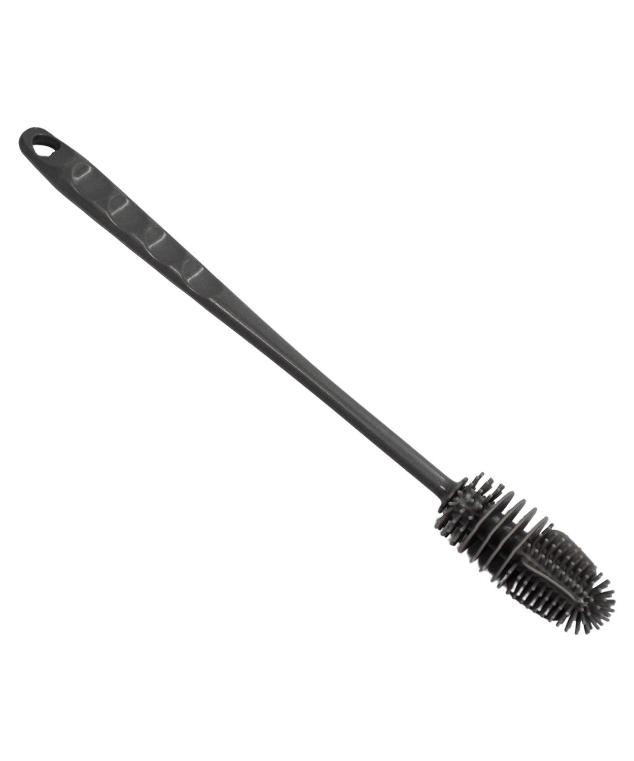 Kitchen brush for thorough bottle cleaning.