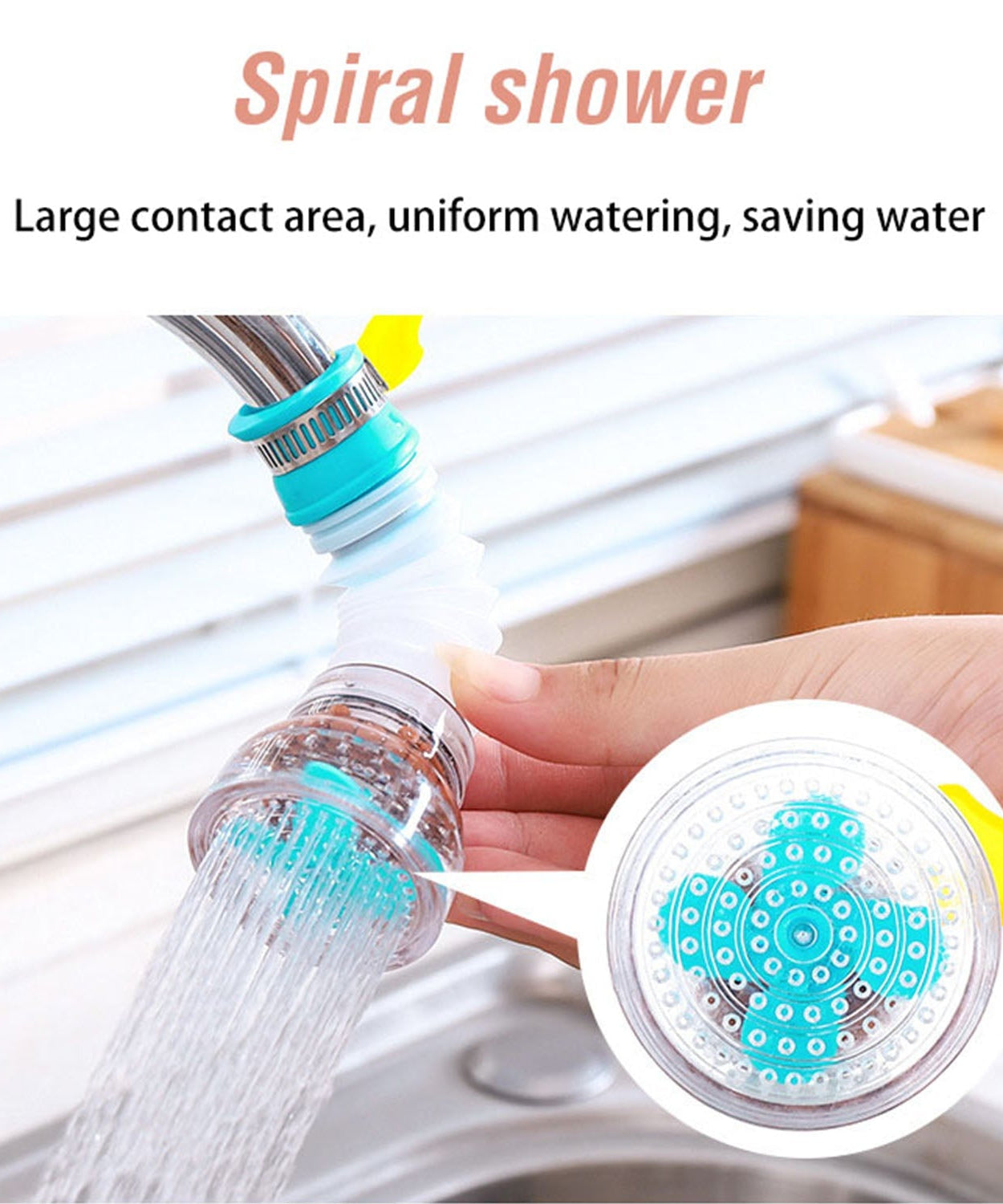 Water saving faucet attachment with adjustable flow