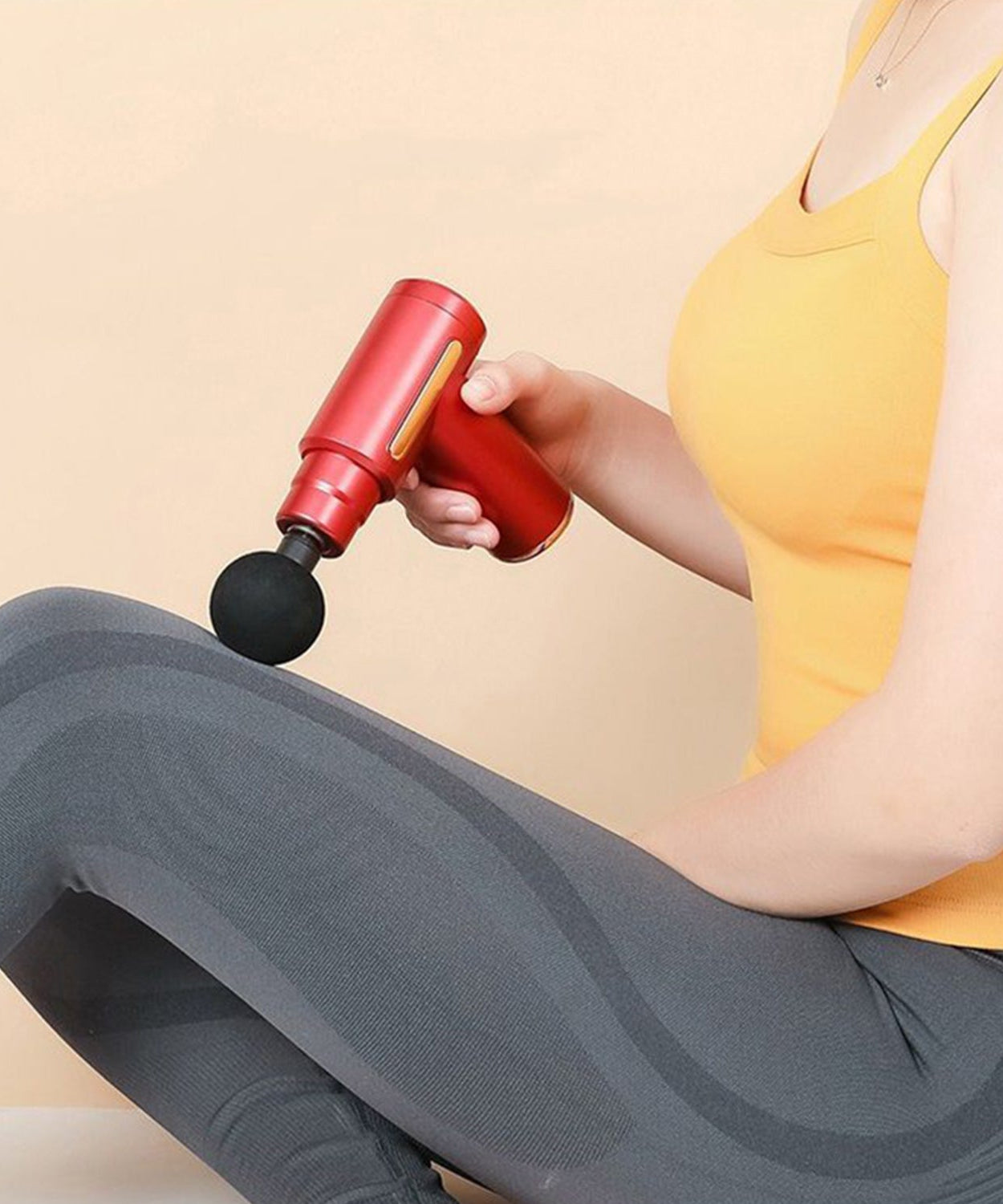 Effective body massage machine with deep tissue percussion for pain relief.