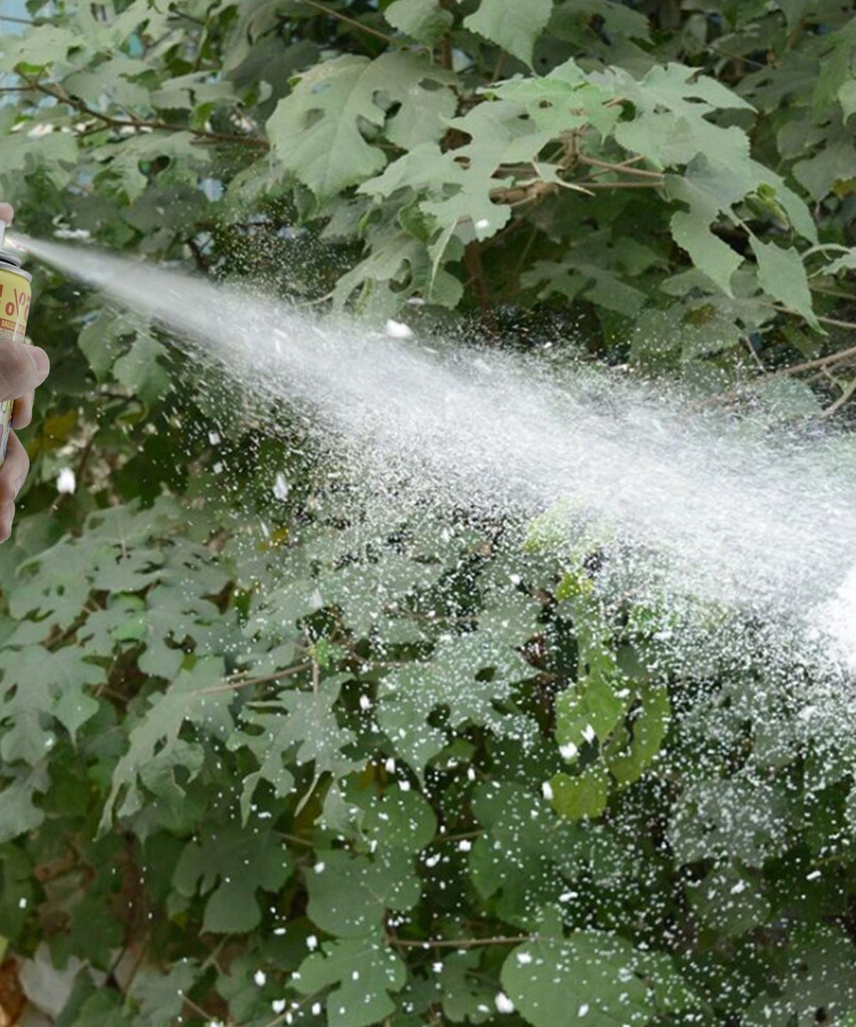 Fun snow spray for celebrations and official party events.