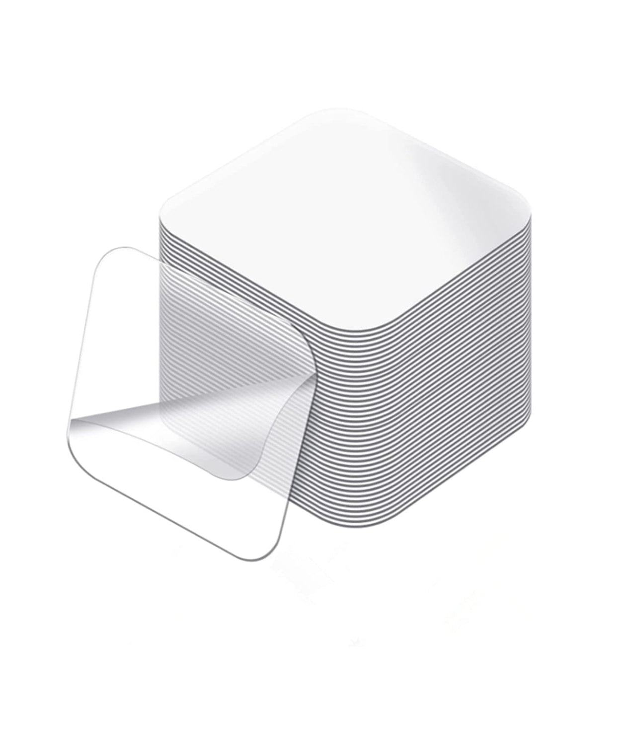 Tape applied to wall