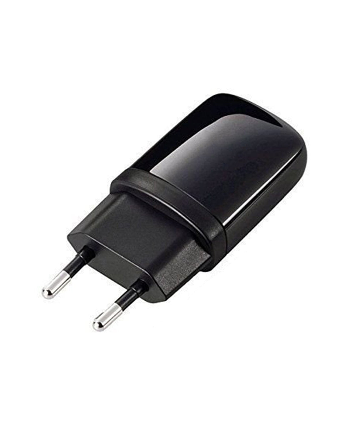 Top view of the USB fast charger adapter with clear detail on its ports.