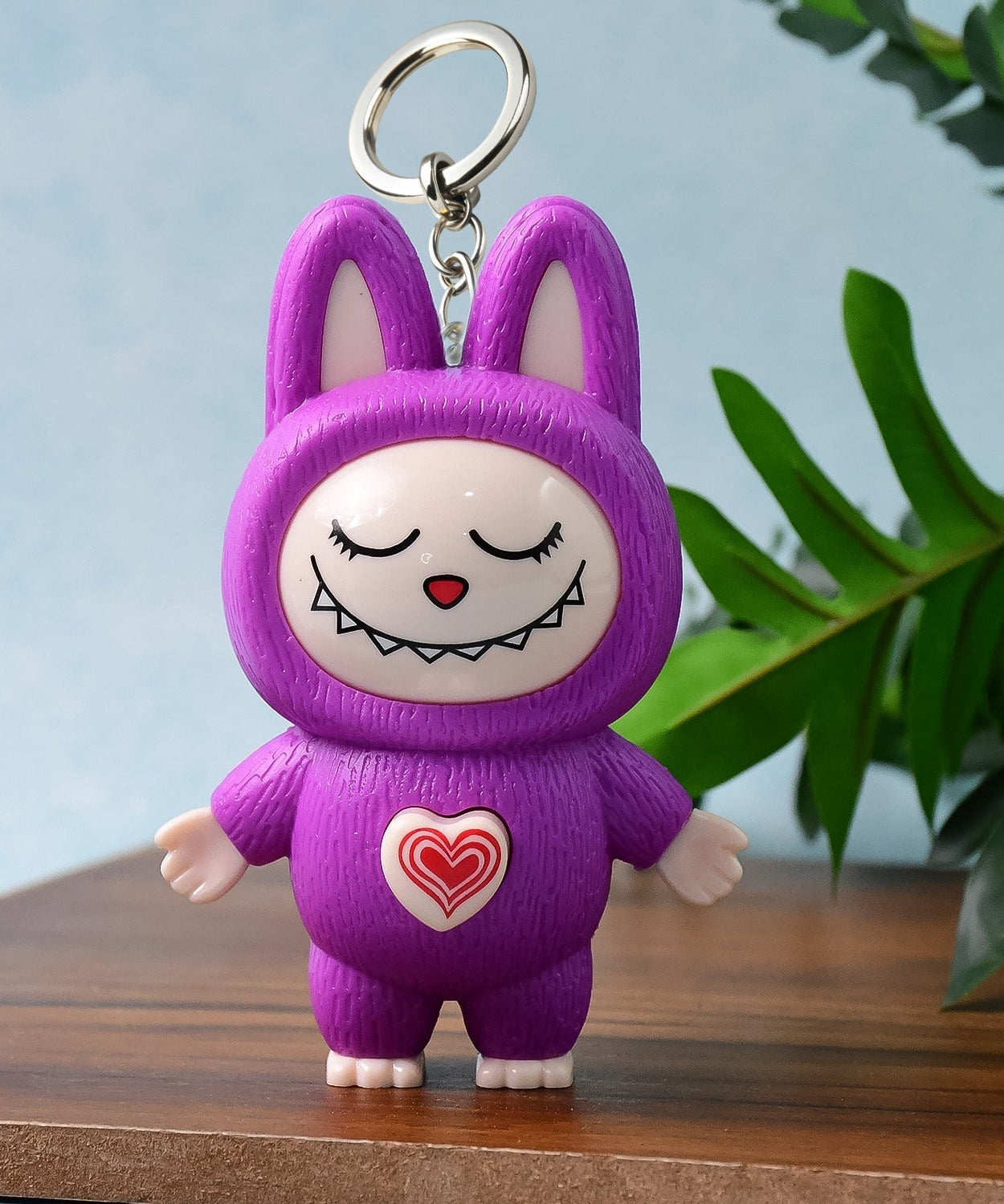 Cartoon Character Face Changing Toy With Key Holder