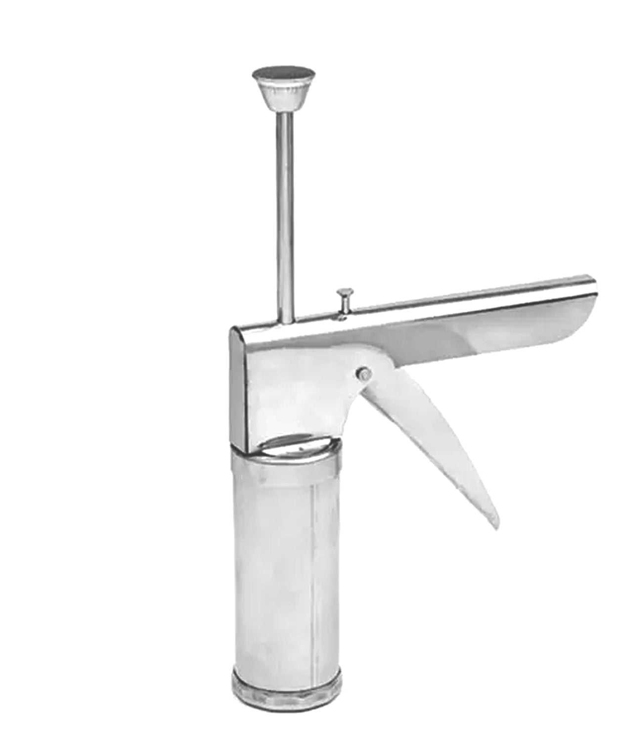 Kitchen press with various parts