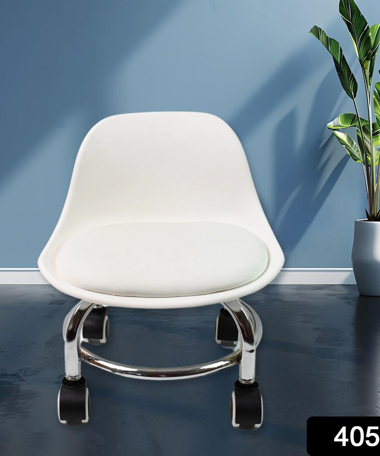 Heavy Duty Round Rolling Stool with Wheels Pedicure Stool (1 pc)