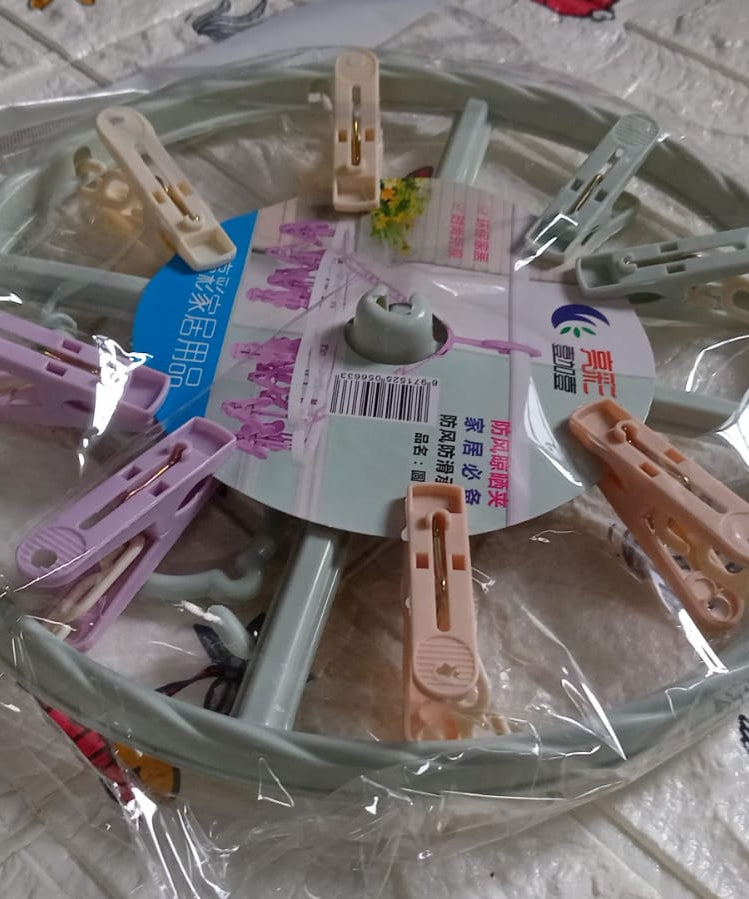 Clip hanger for drying clothes, towels, and baby items