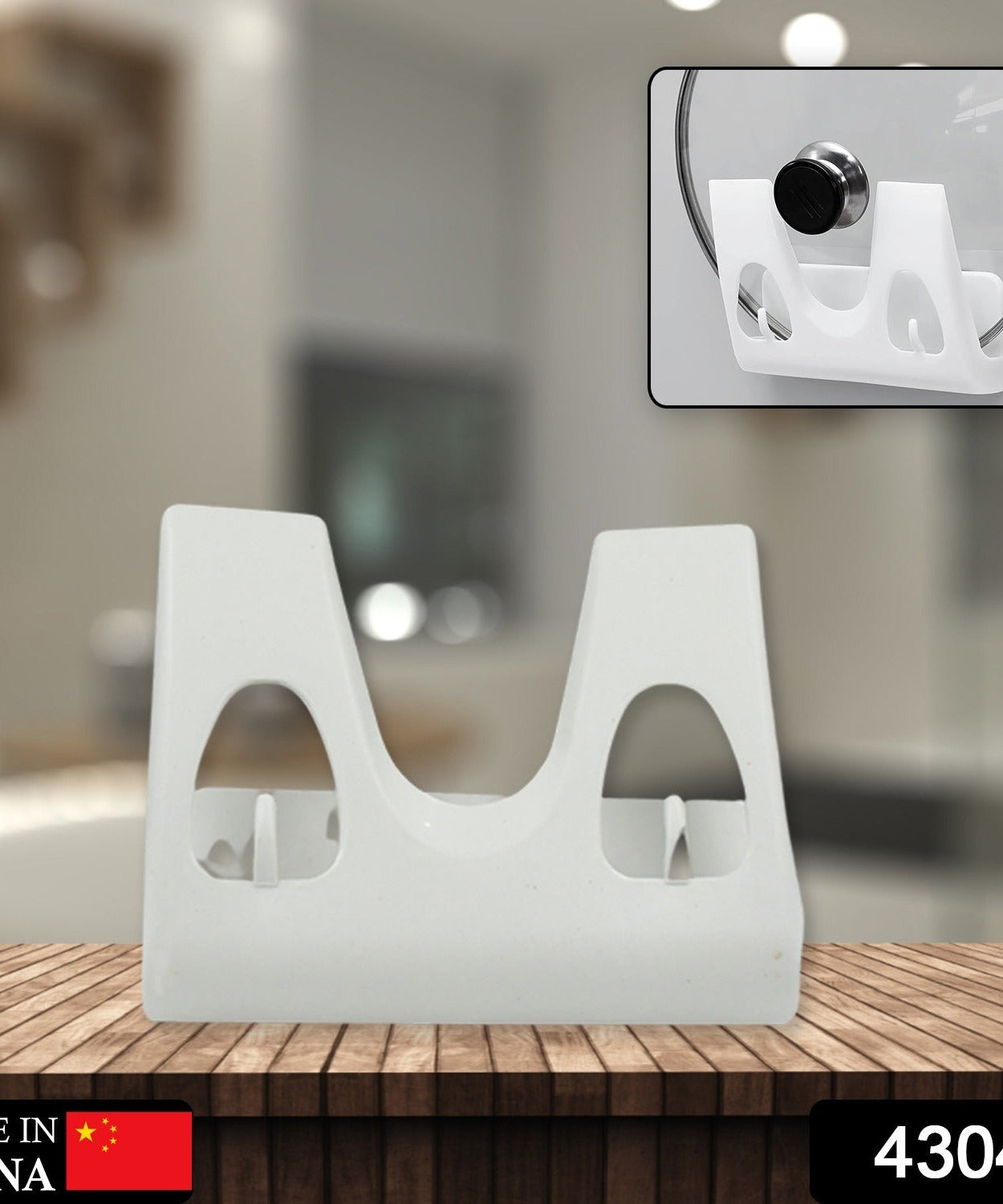 Multifunction kitchen rack for plates and lids