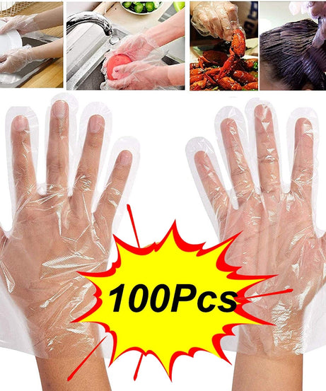 Transparent gloves pack