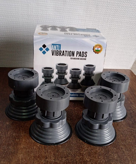 Adjustable Multipurpose AntiVibration For Appliances (Set of 4Pc)