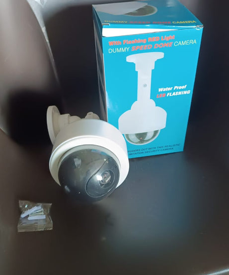 Fake / Dummy Camera CCTV,  with Flashing Red LED Light (1 Pc / Battery Not Included)