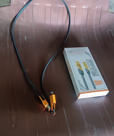 4 in 1 Charging Cable 65W Cable (1 Pc / 94 Cm)