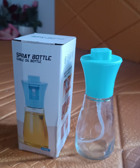 Oil Dispenser Bottle, Oil and Vinegar Cruet, Oil Sprayer Dispenser, Olive Oil Dispenser 170 ml Mist Oil Spray Bottle for Cooking with Plastic