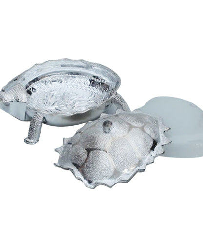 Tortoise-shaped gift box for dry fruits with detailed design.