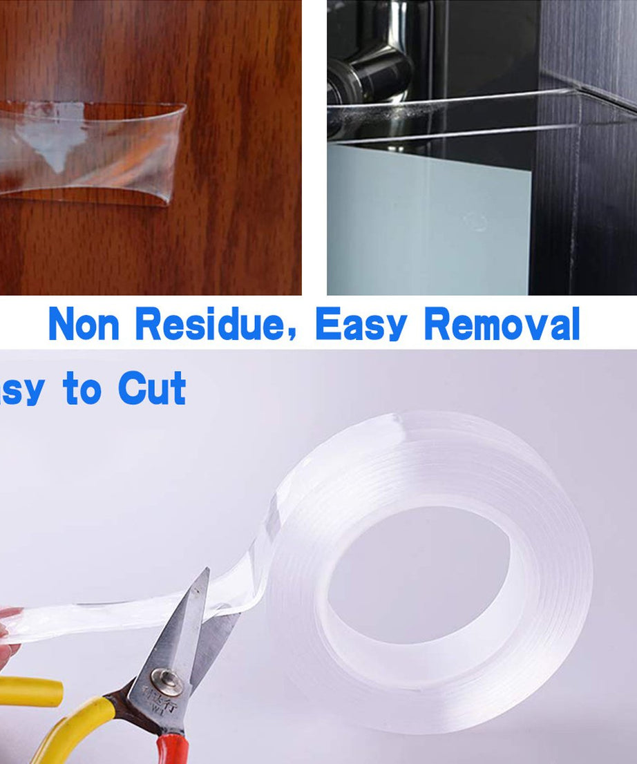 Washable nano tape, multipurpose use