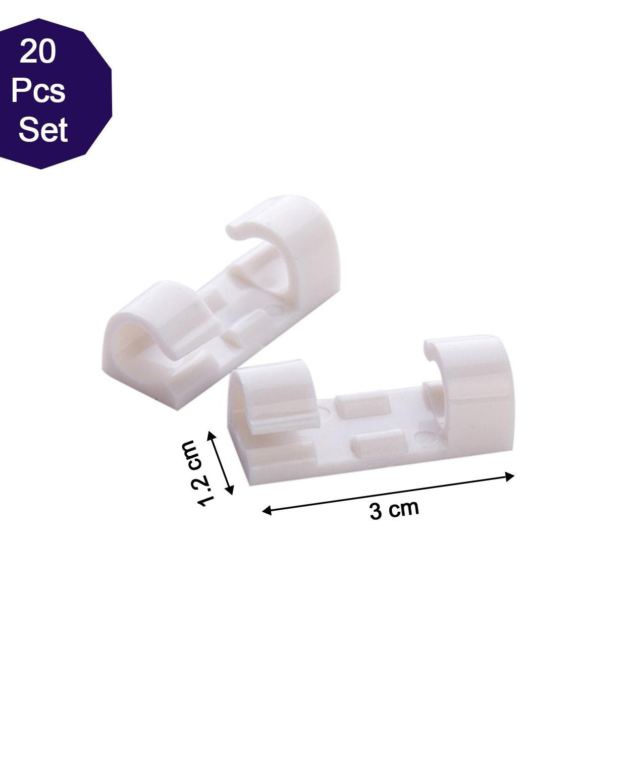 Plastic cable cord organizers