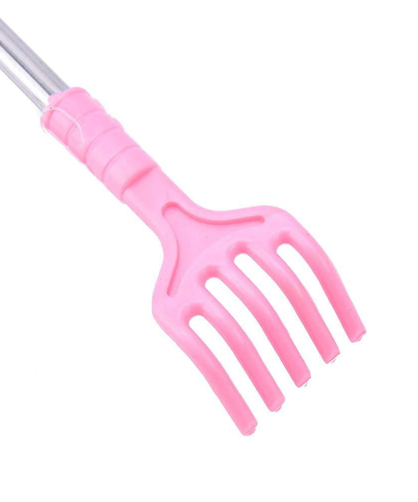 Telescopic scratching massager for back.