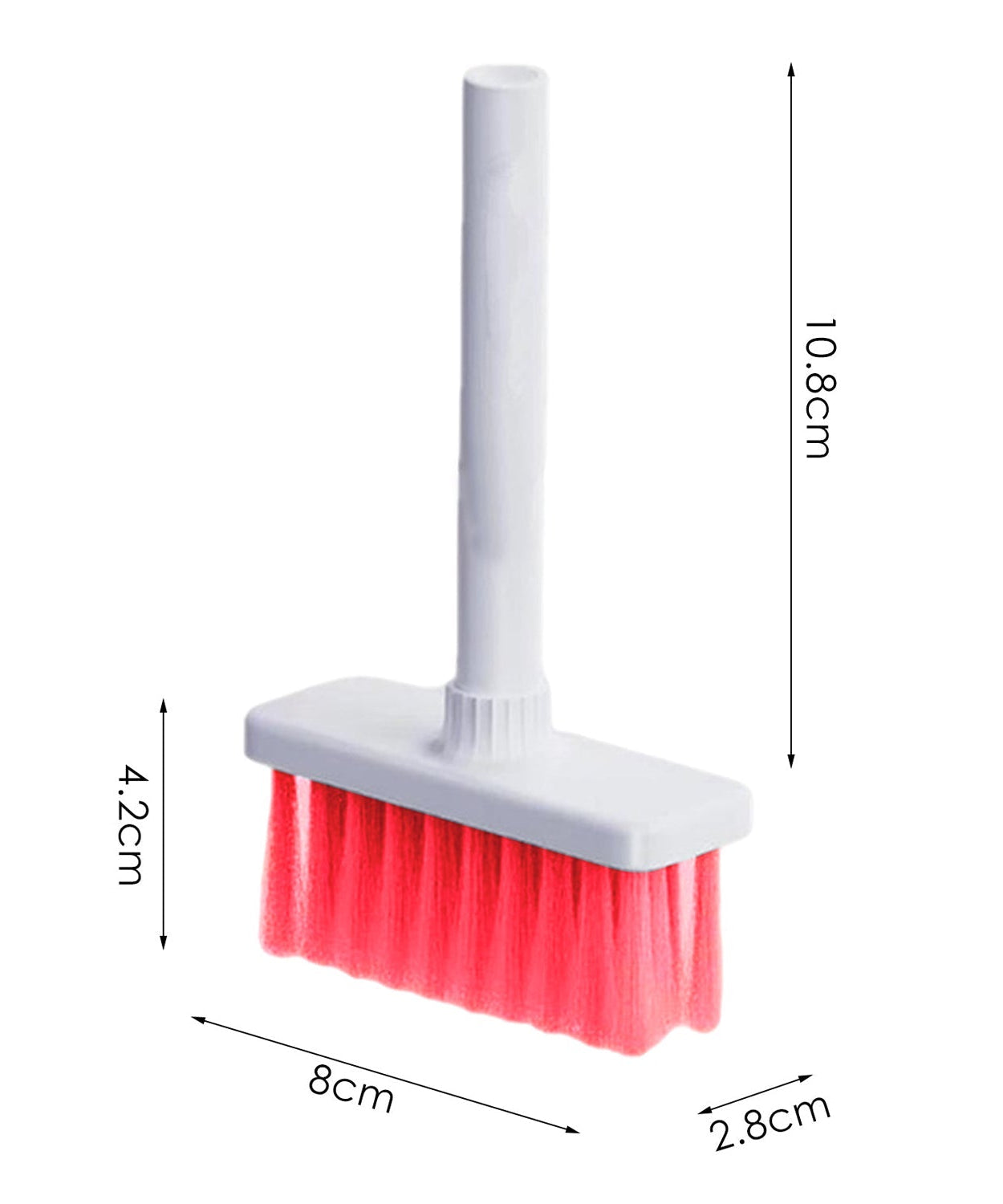 Soft dust clean brush with corner gap duster and keycap puller for PC