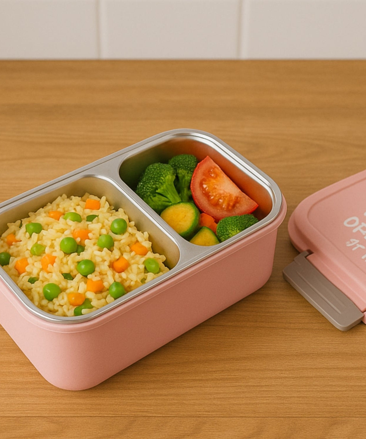 BPA-Free Snack Pack-2 Lunch Box – 2-Compartment