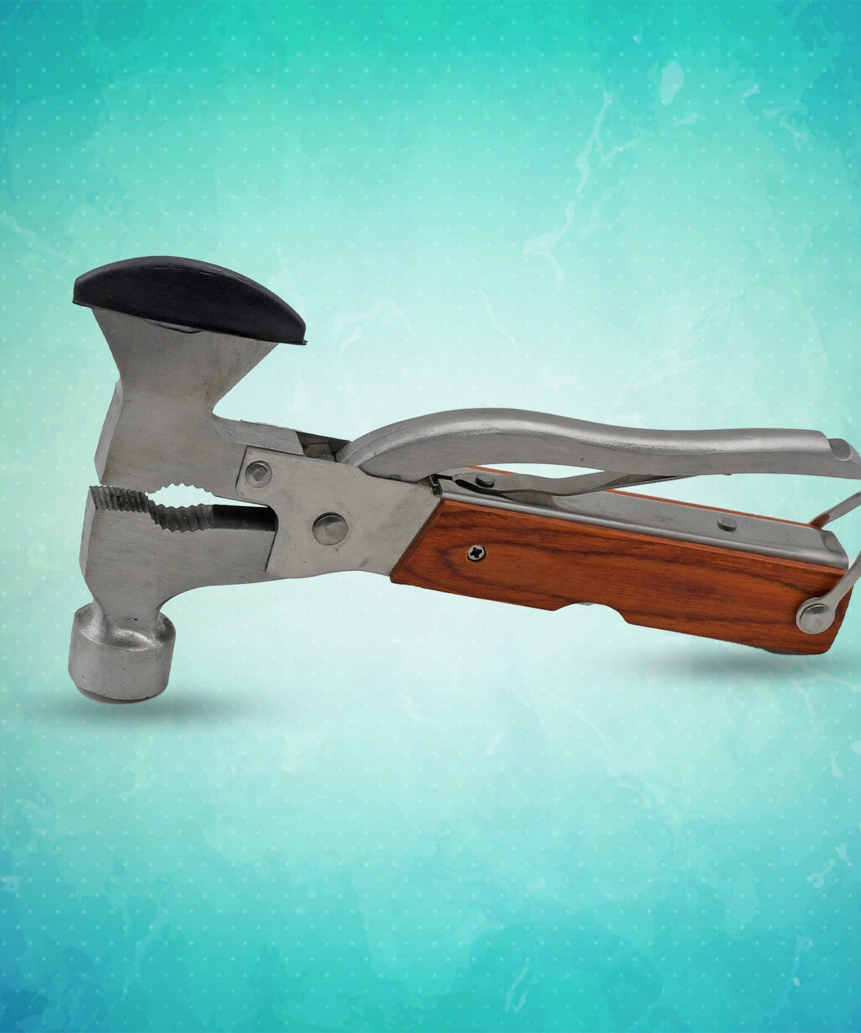 Multi-tool hammer with various functions, ideal for Father's Day gifts.