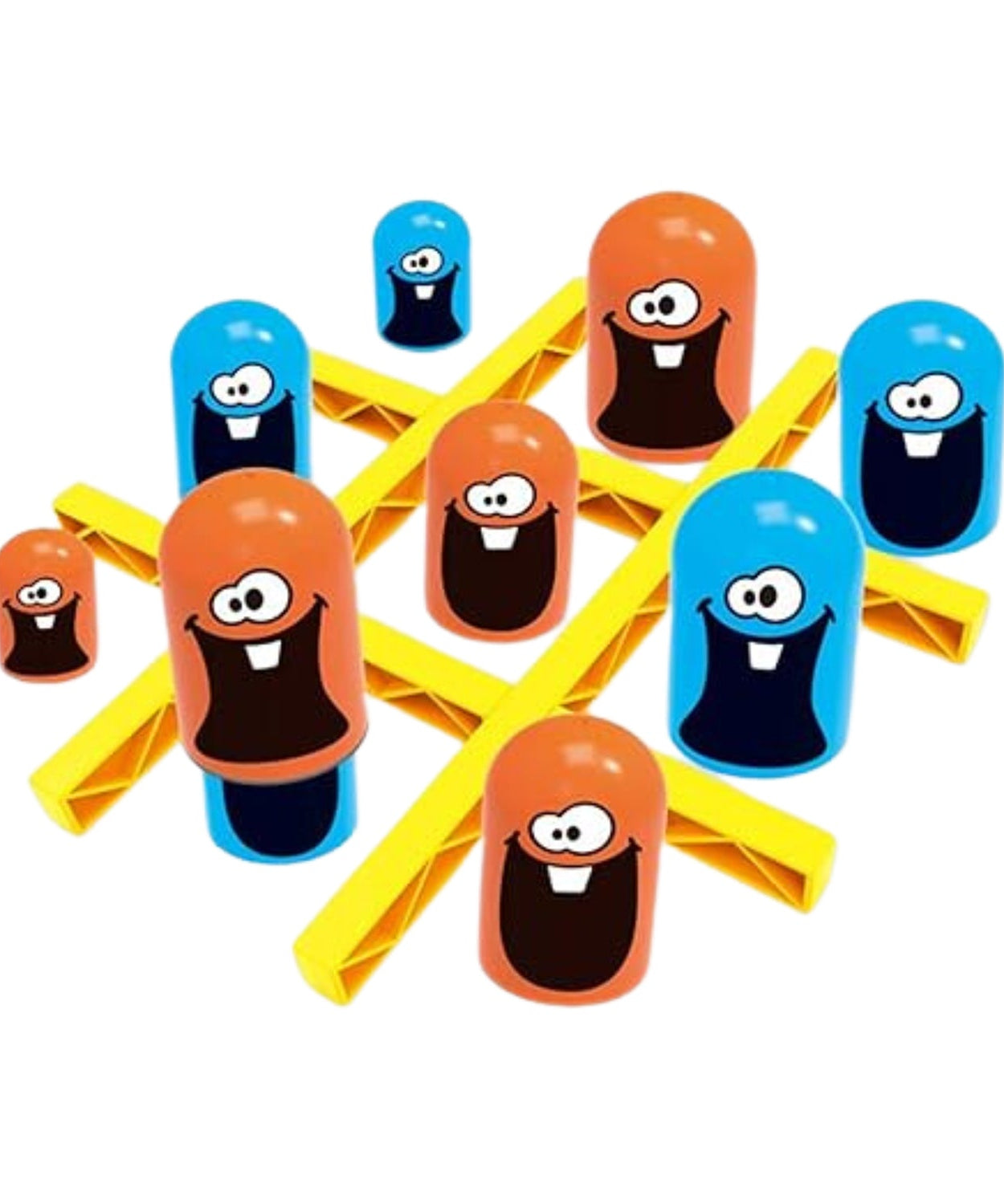 Tic-Tac-Toe Game, Gobble Game, Board Game Indoor (1 Set)